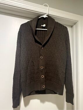 Brax Cable Knit Button Cardigan